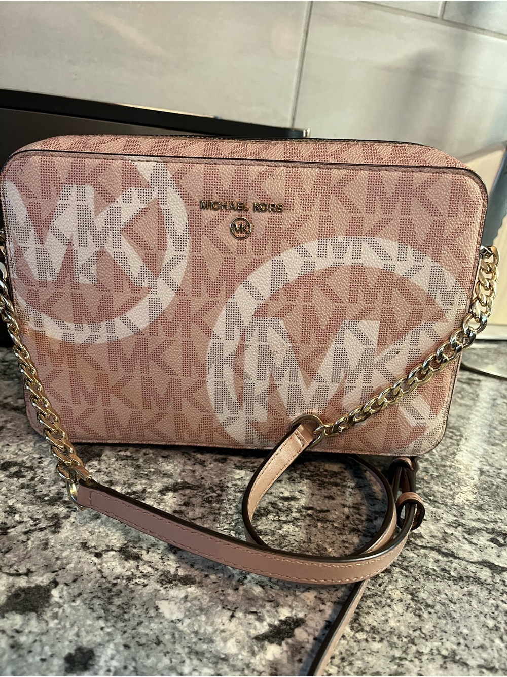 Michael Kors Pink Ginny Crossbody Bag/purse